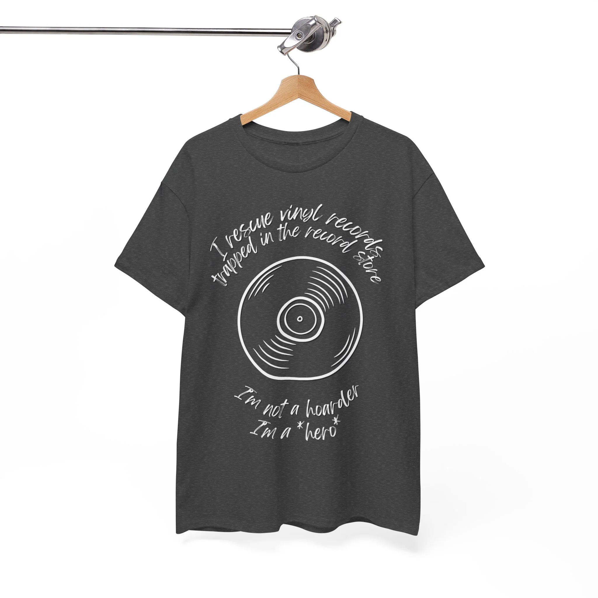 'I'm Not a Hoarder, I'm a Hero' Men's Vinyl T-Shirt - Image 40